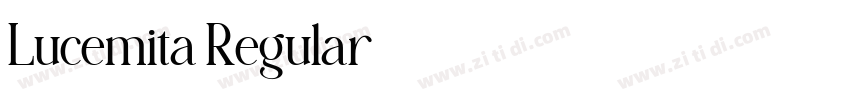 Lucemita Regular字体转换 Lucemita Regular字体转换